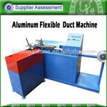 Flexible metal duct machine